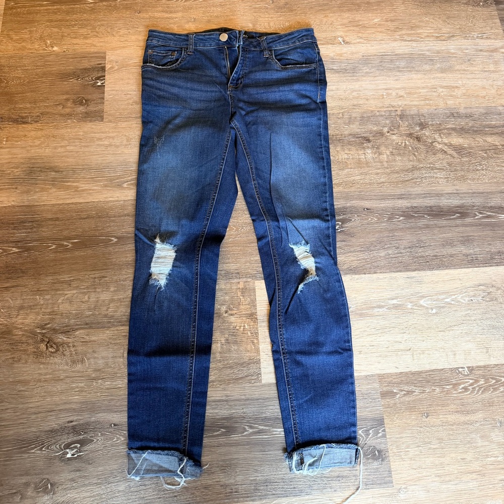 Prosperity Women's Blue Skinny Jeans